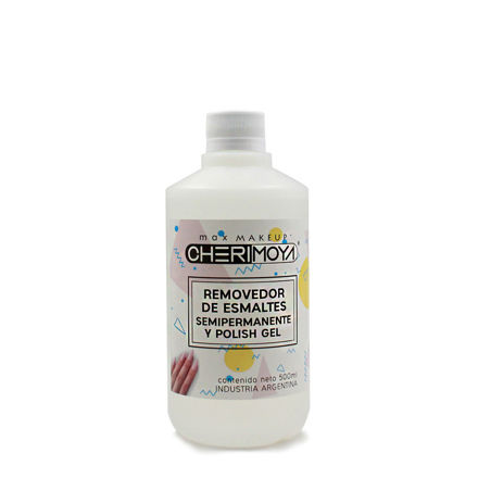 Imagen de CHERIMOYA REMOVEDOR DE ESMALTE SEMIPERMANENTE 500ML.