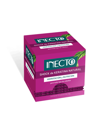 Imagen de INECTO TRATAMIENTO SHOCK DE KERATINA NATURAL X 20 G