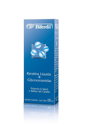 Imagen de BIFERDIL KERATINA LÍQUIDA + GLICOCERAMIDAS X 100