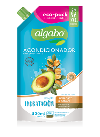 Imagen de ALGABO ACONDICIONADOR AGUACATE Y ARGÁN - DOY PACK 300 ML