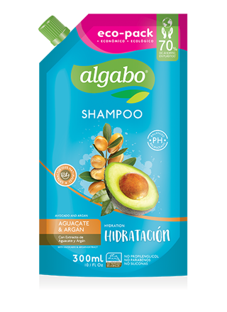 Imagen de SHAMPOO AGUACATE Y ARGÁN - DOY PACK 300 ML