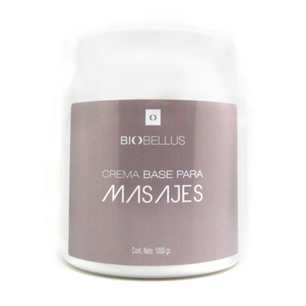 Imagen de BIOBELLUS CREMA BASE PARA MASAJES X 1000