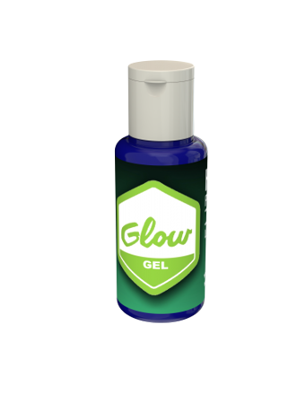 Imagen de GLOW GEL LOOK FLUOR CABELLO Y CUERPO AZUL.