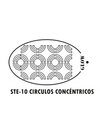 Imagen de GLOW STENCIL CIRCULOS CONCENTRICOS.