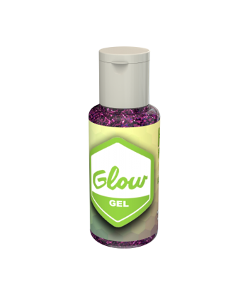 Imagen de GLOW GEL LOOK GLITTER VIOLETA.