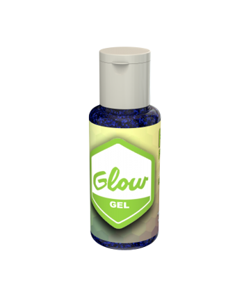 Imagen de GLOW GEL LOOK GLITTER AZUL.