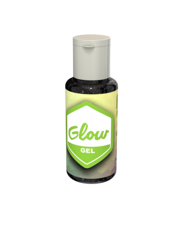 Imagen de GLOW GEL LOOK GLITTER NEGRO.