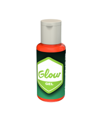 Imagen de GLOW GEL LOOK FLUOR CABELLO Y CUERPO NARANJA.