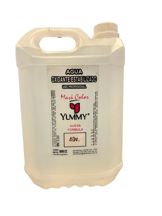 Imagen de YUMMY AGUA OXIGENADA X 5 LITROS 40 VOL.