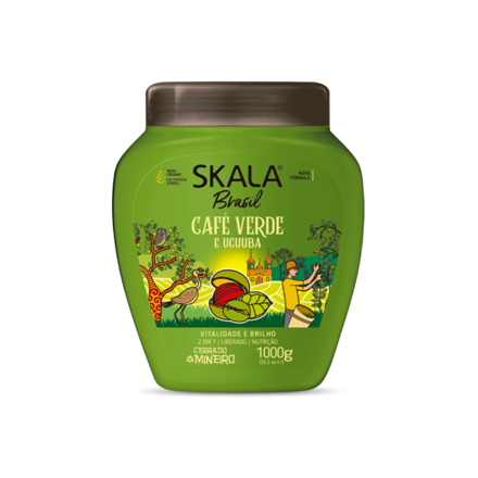 Imagen de SKALA TRATAMIENTO CAPILAR CAFÉ VERDE VITAMINA Y BRILLO 2 EN 1 X 1000 GR