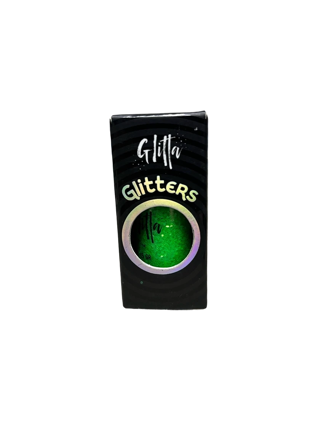 Imagen de GLITTA GLITTER POLVO NEON VERDE X 15GR