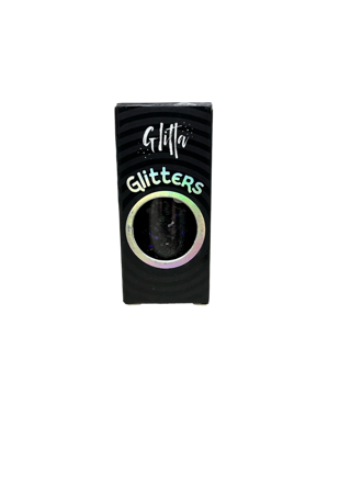 Imagen de GLITTA GLITTER POLVO HOLO NEGRO X 15GR